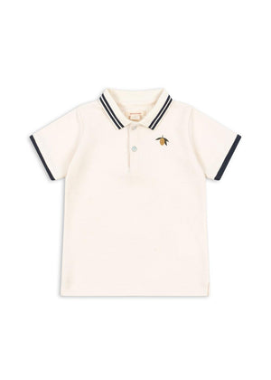 T-Shirt Konges Sløjd « Florian » blanc antique | bleu