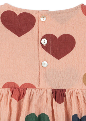 Konges Sløjd Romper "Elin" Coeur Rose Coloré