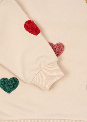 Konges Sløjd Sweatshirt "Lou" Multi Heart