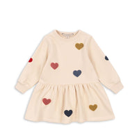 Konges Sløjd Sweatkleid "Lou" Multi Heart