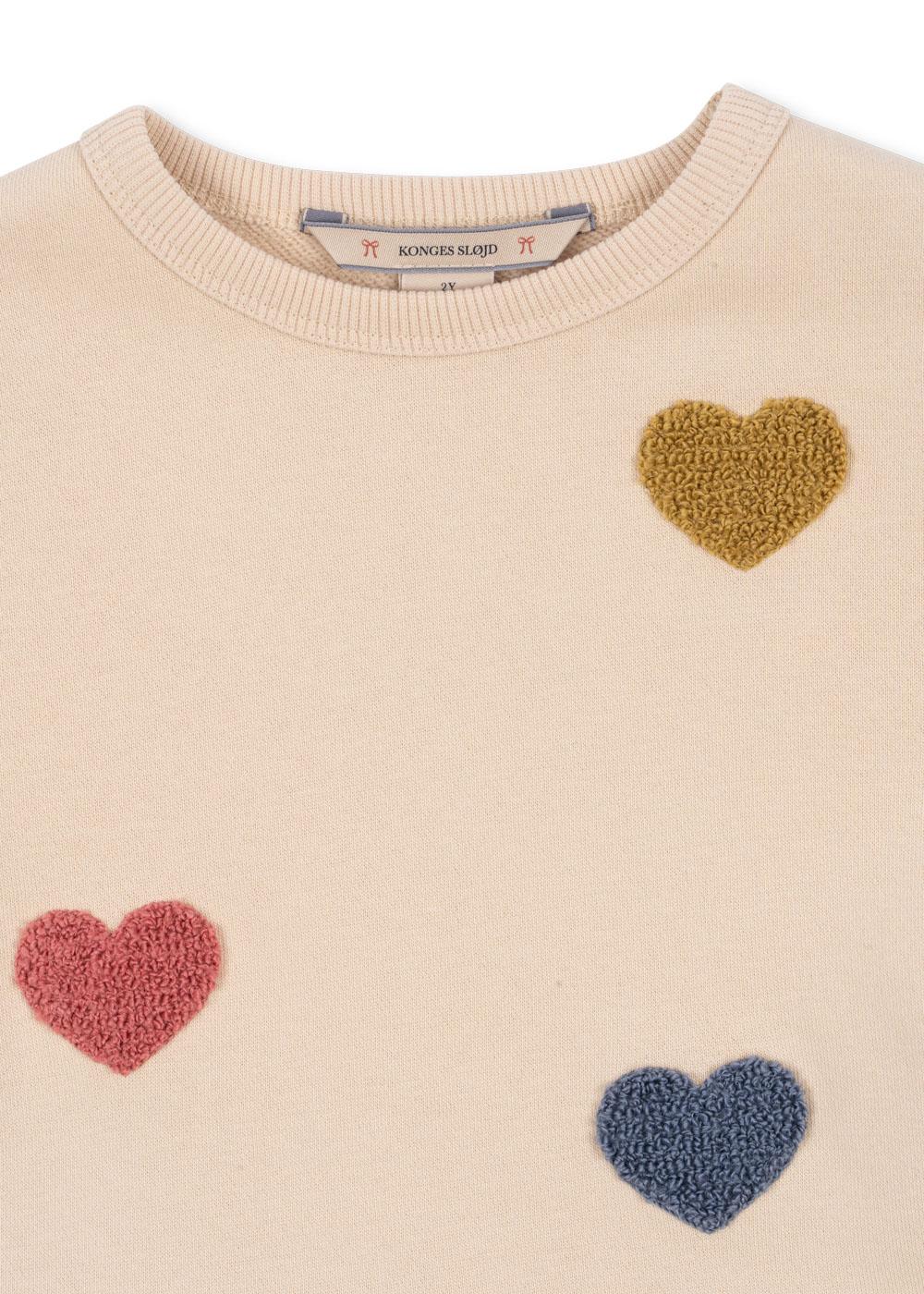 Konges Sløjd Sweat-Kleid "Lou" Multi Heart