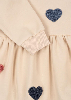 Konges Sløjd Sweatshirt Dress "Lou" Multi Heart