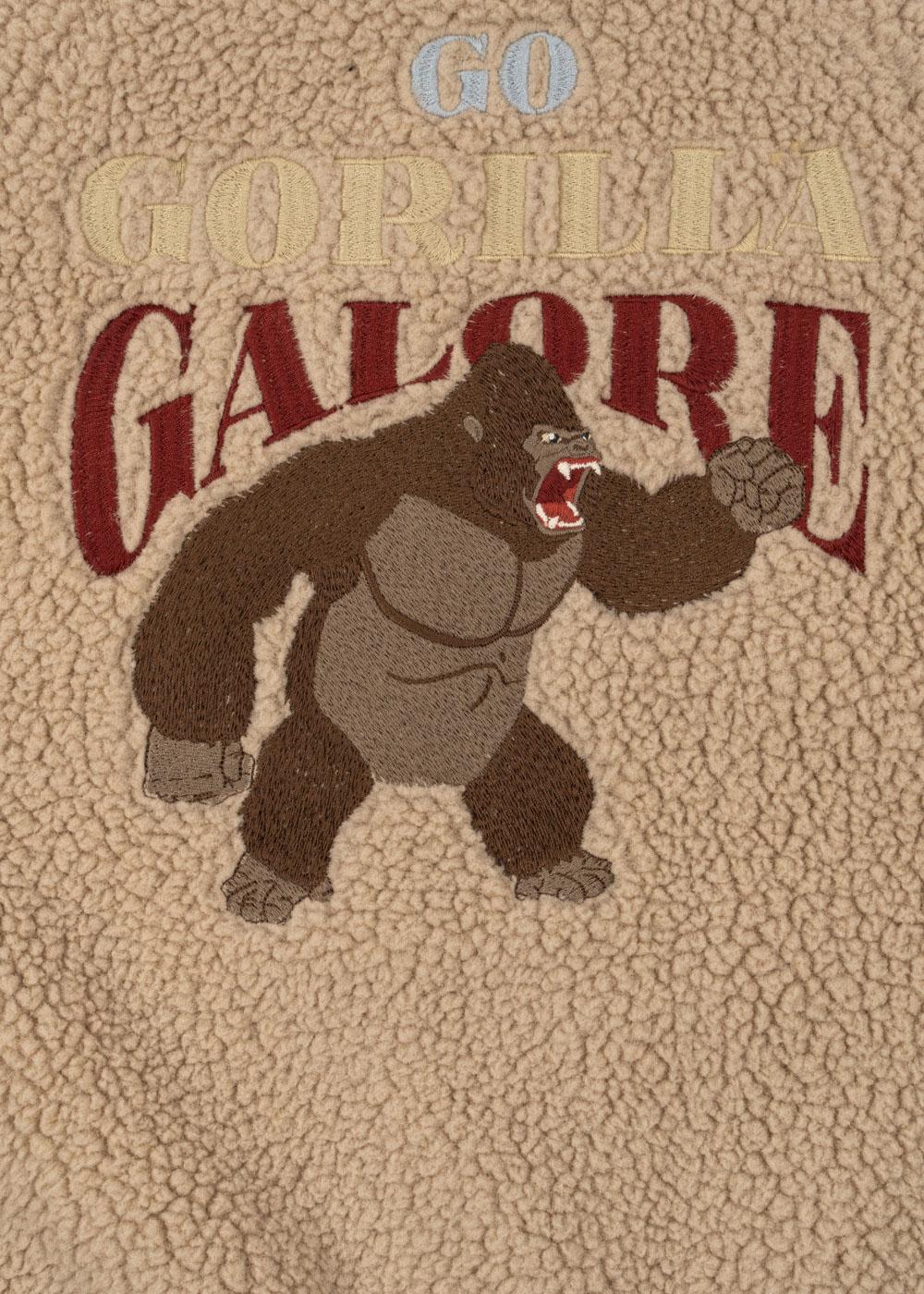 Konges Sløjd Teddy Bomberjacke "Jazz" Sand Oxford Tan