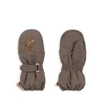 "Konges Sløjd Handschuhe Juno in Walnut – warme, wasserabweisende Kinderhandschuhe"