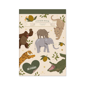 "Konges Sløjd Sticker-Buch A Sticker Day mit Tiger-Motiven"