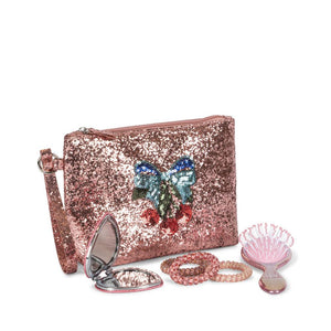 "Konges Sløjd Get Ready With Me Kit in Glitter Rose – Spielkosmetik-Set für Kinder"