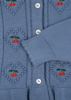 Konges Sløjd Strickjacke "Soleil" Country Blue