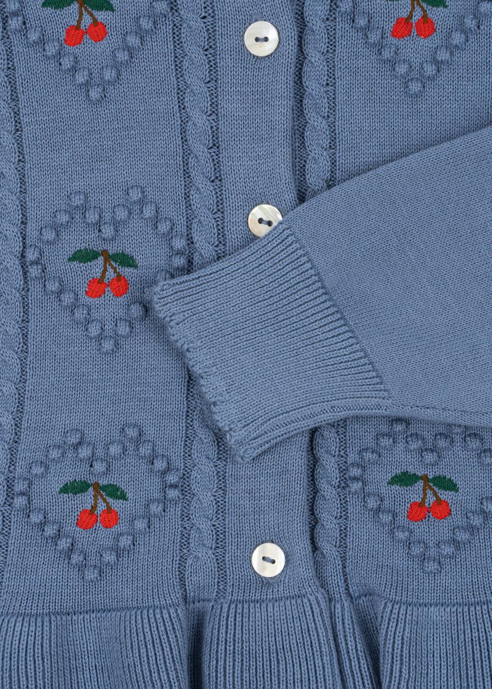 Konges Sløjd Strickjacke "Soleil" Country Blue