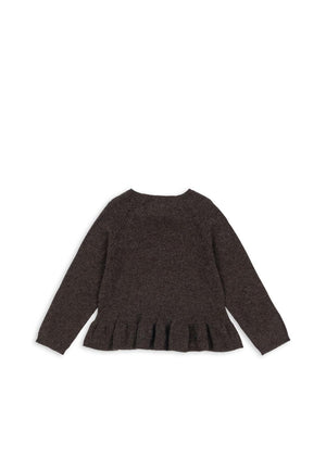 Konges Sløjd Strick-Pullover "Cathy" Brown Melange