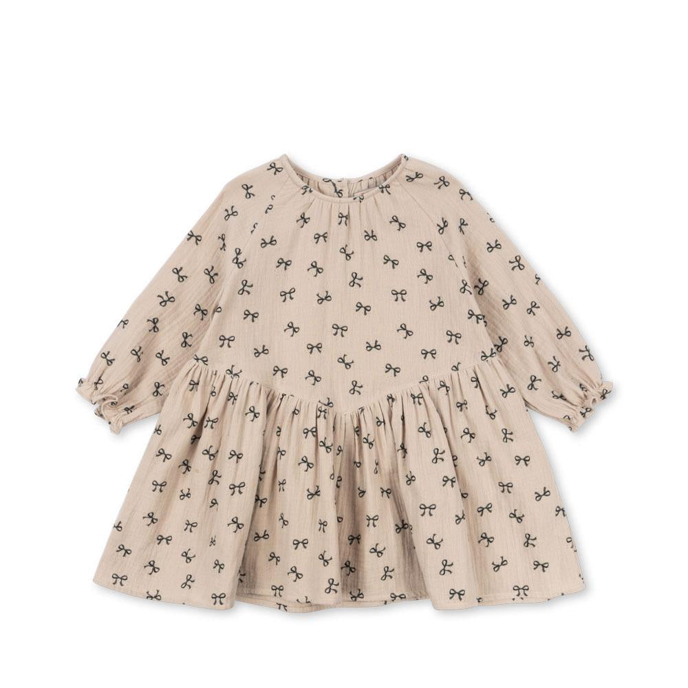 Konges Sløjd Kleid Coco im Bow Magnet Design