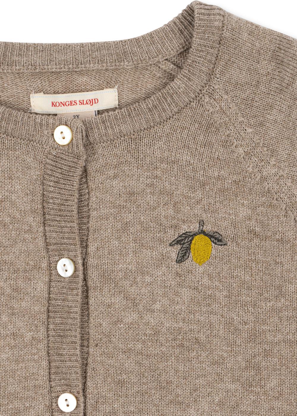 Konges Sløjd Strickjacke "Mattou" Light Brown