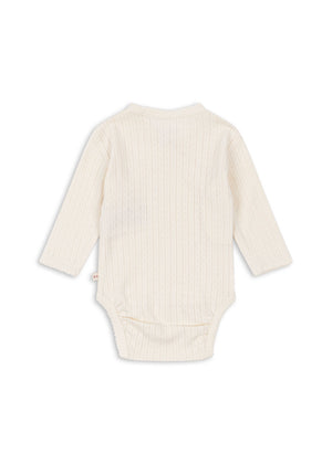 Konges Sløjd Newborn-Body "Minnie" Antique White