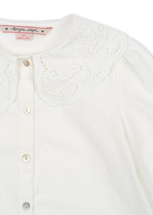Konges Sløjd Bluse "Rilo" Optic White