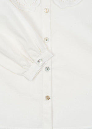 Konges Sløjd Bluse "Rilo" Optic White