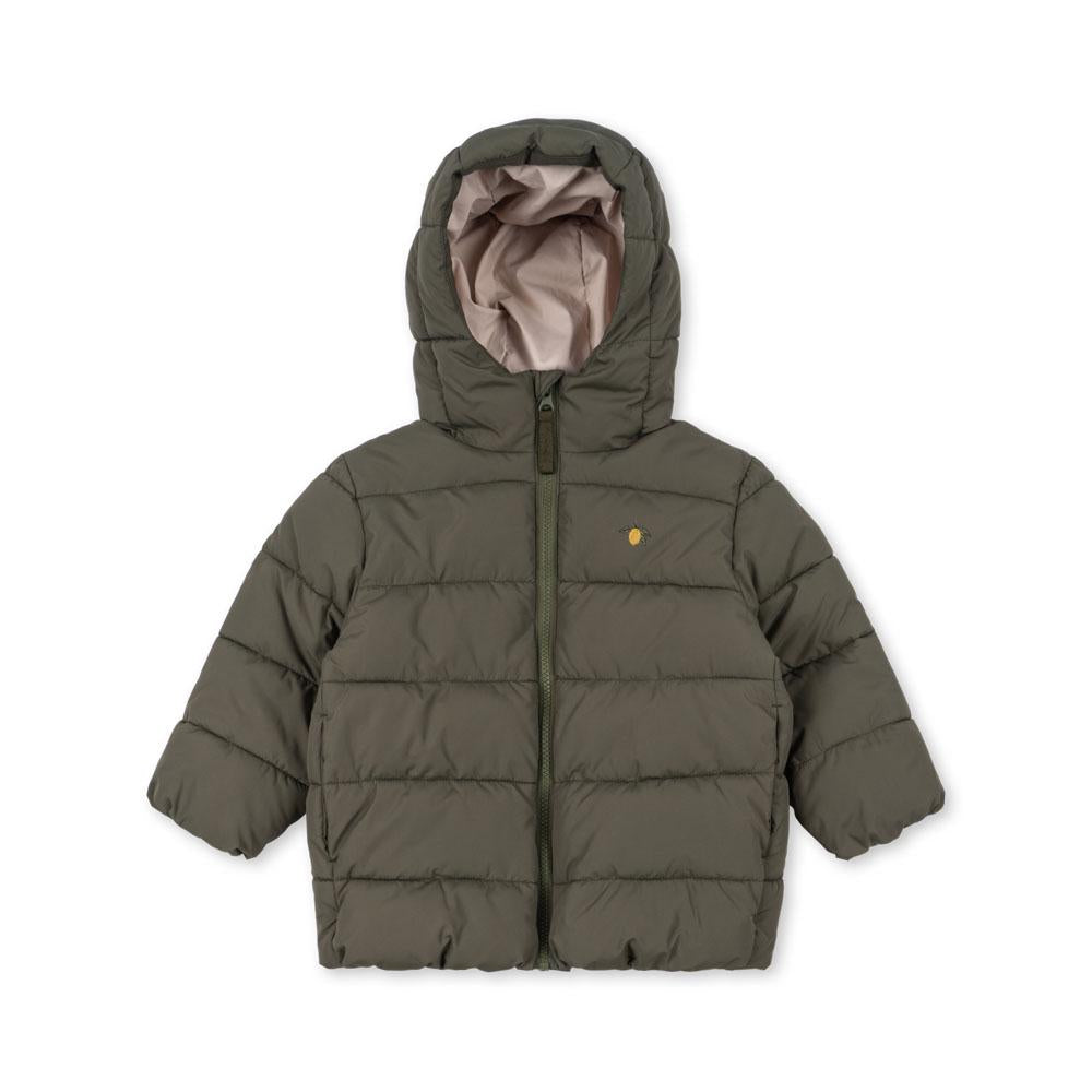 „Konges Sløjd Winterjacke 'Alpi' in Kalamata – warme, wasserabweisende Kinderjacke mit Kapuze und recycelter Thermolite®-Füllung“