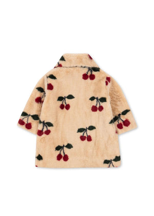 Konges Sløjd Fleece Mantel "Fuzzie" Ma Grande Cerise