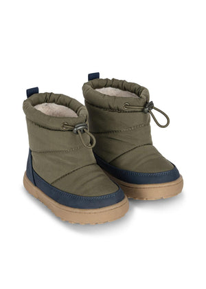 „Konges Sløjd Thermo Stiefel 'Storma' in Kalamata – gefütterte, wasserdichte Gummistiefel für Kinder aus Naturkautschuk“