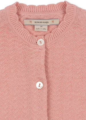 Konges Sløjd Strickjacke "Cypres" Mellow Rose