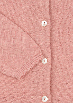 Konges Sløjd Strickjacke "Cypres" Mellow Rose