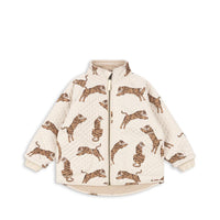 „Konges Sløjd Thermo-Jacke 'Grs' im Tiger-Design – leichte, wasserabweisende Kinderjacke mit Thermolite®-Füllung und Reißverschluss“