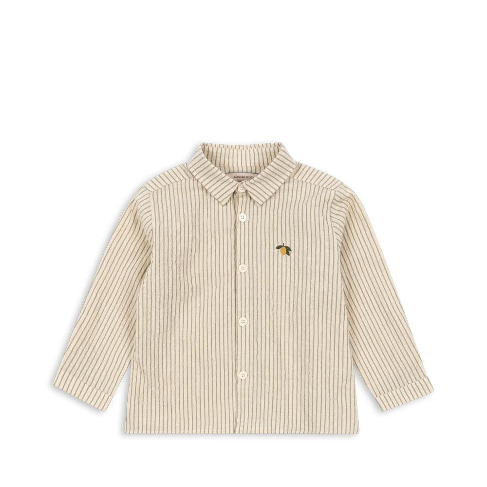 Konges Sløjd Kinder-Shirt „Elliot“ mit Tea Stripe Muster – gestreiftes T-Shirt aus Bio-Baumwolle für Jungen und Mädchen