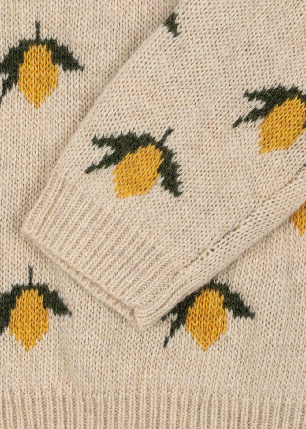 Konges Sløjd Strick-Pullover "Belou" Lemon