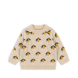 Konges Sløjd Strick-Pullover "Belou" Lemon
