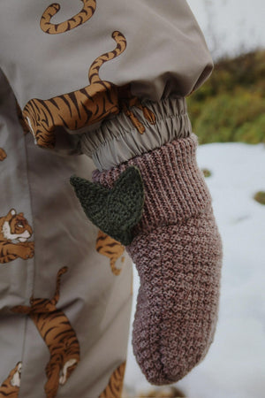 Konges Sløjd Baby-Handschuhe "Fruity" Bunny Brown Melange