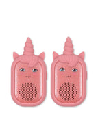 Konges Sløjd Walkie-Talkie Set Sparkling Pink, zwei rosa Kinder-Walkie-Talkies im skandinavischen Design