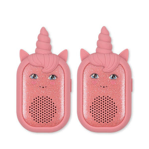 Konges Sløjd Walkie-Talkie Set Sparkling Pink, zwei rosa Kinder-Walkie-Talkies im skandinavischen Design