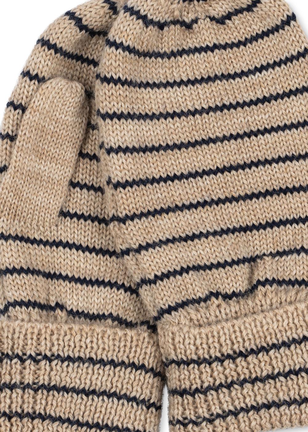 Konges Sløjd Fäustling Handschuhe "Louli" | Stripe Blue