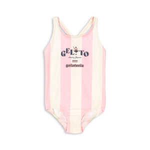 Konges Sløjd Badeanzug "Pomia" | Candy Rose Stripe