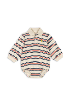 Konges Sløjd Spotty Romper GOTS Stripie Stripe aus Bio-Baumwolle im Streifendesign
