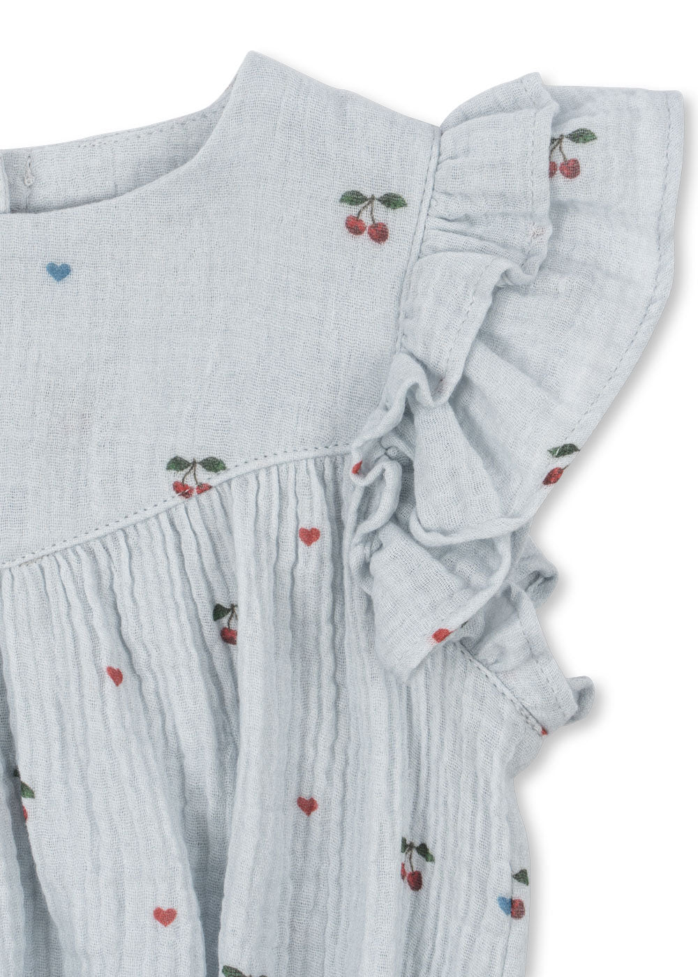 Konges Sløjd Onesie Coco | Cherry Blue Coeur