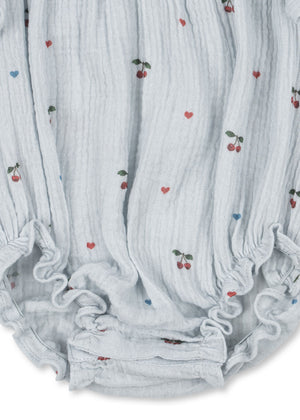 Konges Sløjd Onesie Coco | Cherry Blue Coeur