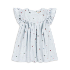 Konges Sløjd Kleid Coco | Cherry Blue Coeur