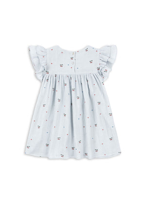 Konges Sløjd Kleid Coco | Cherry Blue Coeur