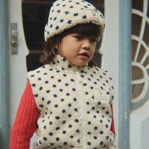 Konges Sløjd Teddy-Weste – Jody in Dot Lumiere – Detailansicht 2