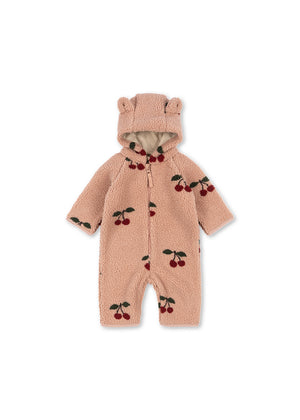 Konges Sløjd Teddy-Overall – Jody in Ma Grande Cerise Blush