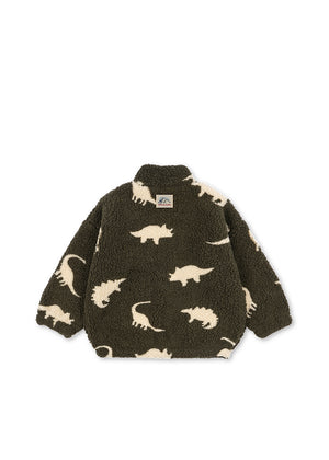 Konges Sløjd Teddy-Jacke – Jody in Dino Silhouette – Detailansicht 3