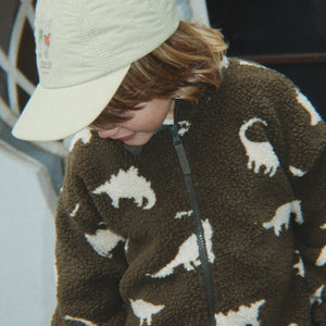 Konges Sløjd Teddy-Jacke – Jody in Dino Silhouette – Detailansicht 2