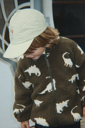 Konges Sløjd Teddy-Jacke – Jody in Dino Silhouette – Detailansicht 2
