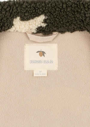 Konges Sløjd Teddy-Jacke – Jody in Dino Silhouette – Detailansicht 8