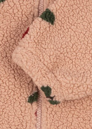 Konges Sløjd Teddy-Jacke – Jody in Ma Grande Cerise Blush – Detailansicht 5