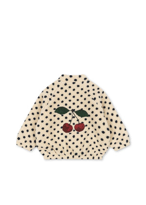 Konges Sløjd Teddy-Jacke mit Stickerei – Jody in Dot Lumiere – Detailansicht 3