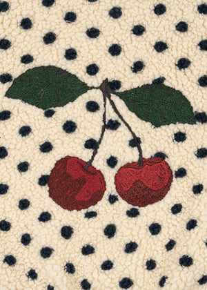 Konges Sløjd Teddy-Jacke mit Stickerei – Jody in Dot Lumiere – Detailansicht 4