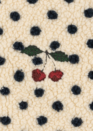 Konges Sløjd Teddy-Jacke mit Stickerei – Jody in Dot Lumiere – Detailansicht 5