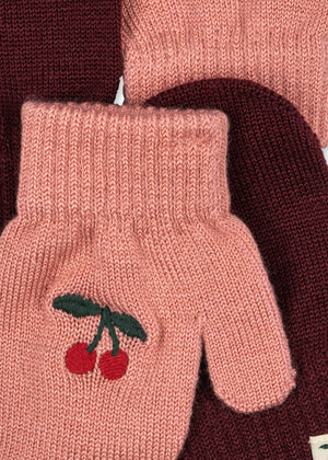 Konges Sløjd Fäustlinge (2er-Pack) – Filla in Sorbet – Detailansicht 2