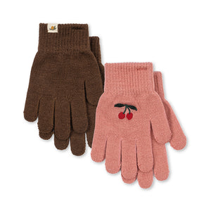 Konges Sløjd Handschuhe (2er-Pack) – Filla in Sorbet
