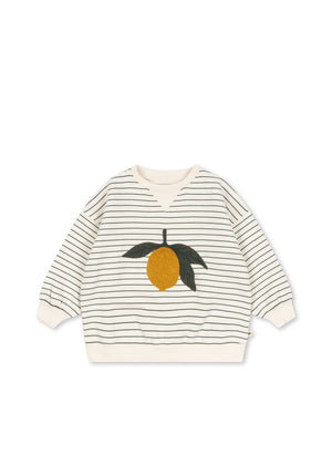 Konges Sløjd Sweatshirt – Amio in Cilantro Stripe